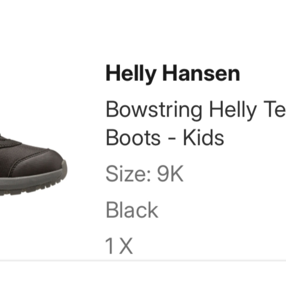 NWT - Helly Hansen Toddler 9T snow boots - Picture 3 of 3